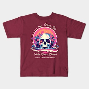 Fake Your Death Skull Kids T-Shirt